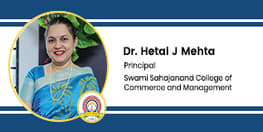 Interview Dr Hetal J Mehta Principal at Swami Sahajanand College of Commerce and Management Bhavnagar